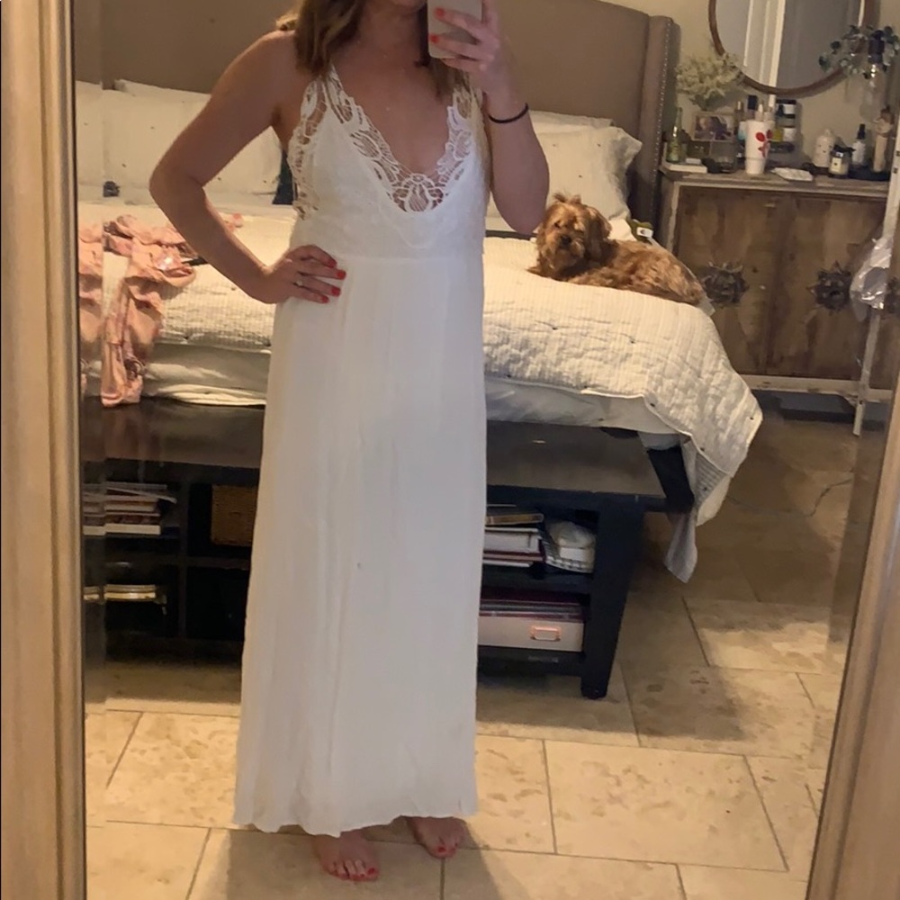 White tie dress